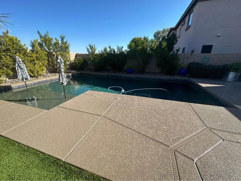 kool decking installed in a Glendale AZ property's private pool