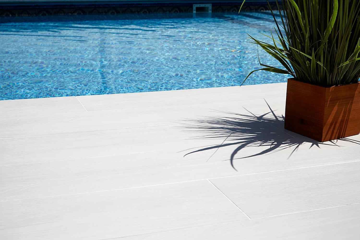 Sun City, AZ stamped concrete pool deck done by West Valley Concrete pros