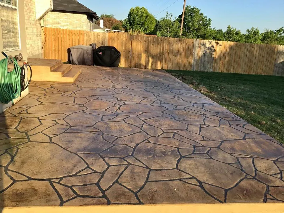 newly resurfaced concrete patio in Glendale, AZ