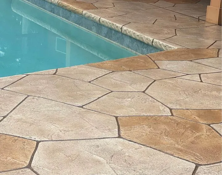 pool deck resurfacing project in Glendale, AZ